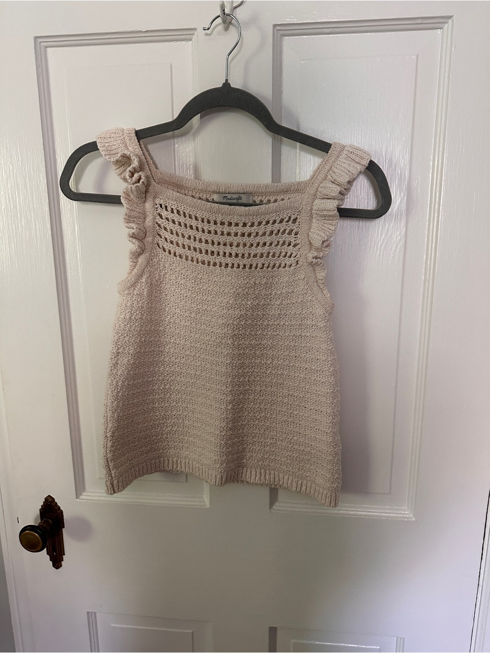 Madewell | Ruffled Crochet Sweater Tank